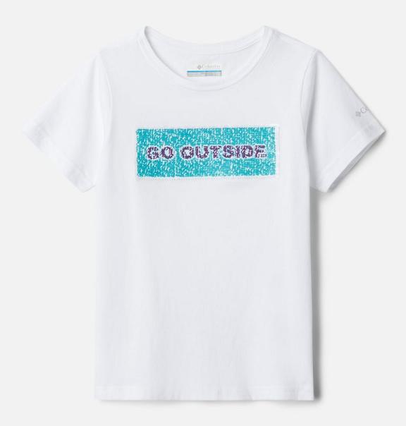 Columbia Girls T-Shirt UK - Shannon Falls Clothing White UK-465565